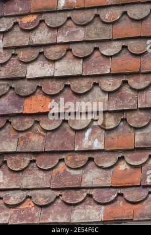 Détail de carreaux, de seigle, Kent, Angleterre Banque D'Images