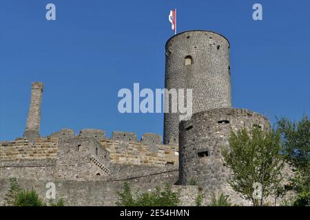 Château de Münzenberg dans le Wetterau Banque D'Images