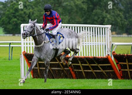 L'ÉCOSSE Perth -- 16 Aug 2014 -- ARABIAN HEIGHTS rode par Brian Smith dans les 4:05 courses de Perth en Ecosse -- Photo par Keith Ringlandl/Atlas Phot Banque D'Images