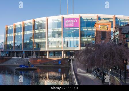 Utilita Arena Birmingham, anciennement connue sous le nom de NIA, National Indoor Arena et Barclaycard Arena est un grand lieu de concerts et de sports Banque D'Images