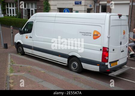 Post.nl Company Van à Amsterdam aux pays-Bas 27-6-2020 Banque D'Images