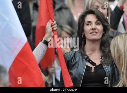 Véronique Zidane participe à une exposition de football à Saint Denis, France, le 12 juillet 2008. Photo de Orban-Taamallah/ABACAPRESS.COM Banque D'Images