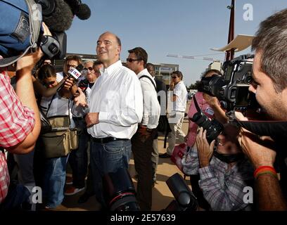 Pierre Moscovici sur le troisième de l'université d'été du parti socialiste à la Rochelle, France, le 30 août 2008. Photo de Patrick Bernard/ABACAPRESS.COM Banque D'Images