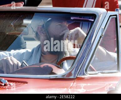Richard Gere sur le tournage de nuits à Rodanthe avec Diane Lane à Los Angeles, ca. Gere est presque méconnaissable avec une barbe complète. 4/18/07 [[rac]] Banque D'Images