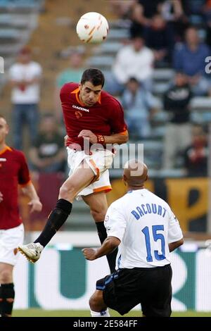 La coupe italienne EN TANT que Roma contre Inter Milan au stade olympique de Rome. Rome a gagné : AS Roma 6 Inter Milan 2. Rome, Italie. 5/9/2007. [[cal]] Banque D'Images