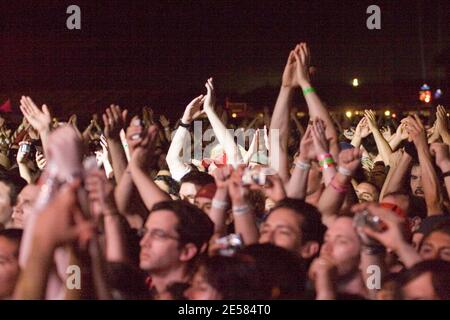 Depeche mode se produire au festival de musique de Cochella en 2006. [[laj]] Banque D'Images