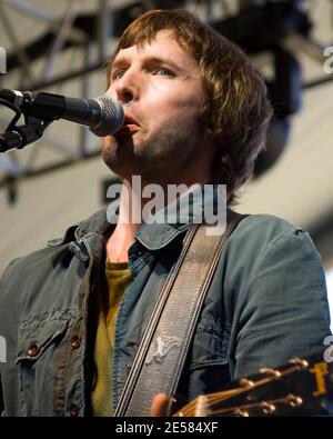 James Blunt se produit au festival de musique de Cochella en 2006. [[laj]] Banque D'Images