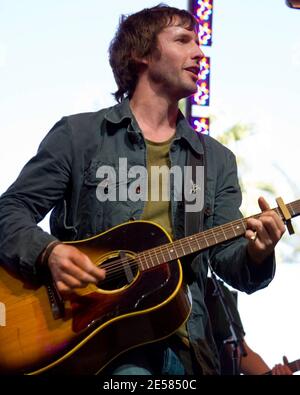 James Blunt se produit au festival de musique de Cochella en 2006. [[laj]] Banque D'Images