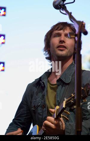 James Blunt se produit au festival de musique de Cochella en 2006. [[laj]] Banque D'Images