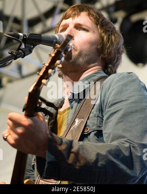 James Blunt se produit au festival de musique de Cochella en 2006. [[laj]] Banque D'Images