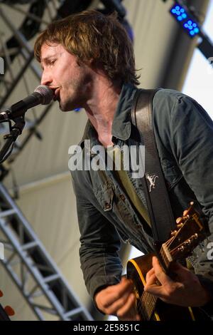 James Blunt se produit au festival de musique de Cochella en 2006. [[laj]] Banque D'Images