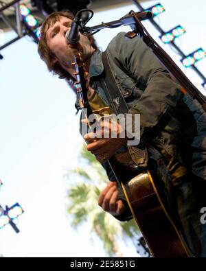 James Blunt se produit au festival de musique de Cochella en 2006. [[laj]] Banque D'Images