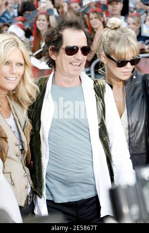 Keith Richards participe à la première mondiale de Pirates des Caraïbes: À la fin du monde à Disneyland à Anaheim, en Californie, le 5/19/07. [[laj]] Banque D'Images