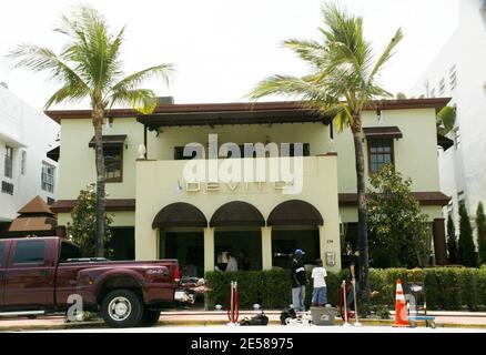DeVito South Beach restaurant appartenant à la star de cinéma Danny Devito, Miami Beach, Floride 6/13/07. [[mab]] Banque D'Images