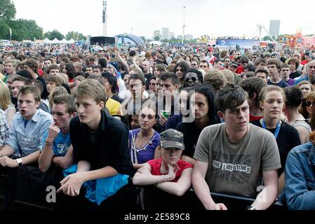 Satellite Party jouer au o2 Wireless Festival Hyde Park Londres, Royaume-Uni. 6/14/07. [[ccm]] Banque D'Images