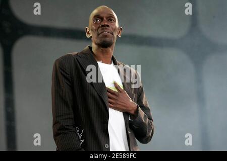 Top Dance Act britannique Faithless au 2007 O2 Wireless Festival Hyde Park, Londres, Royaume-Uni, 06/15/2007. [[ccm]] Banque D'Images