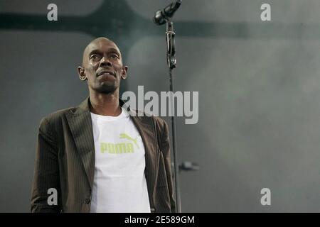 Top Dance Act britannique Faithless au 2007 O2 Wireless Festival Hyde Park, Londres, Royaume-Uni, 06/15/2007. [[ccm]] Banque D'Images