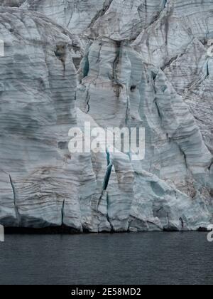 Vue panoramique du glacier Pastoruri fonte de la neige glace lac Cordillera Blanca Huaraz Ancash Pérou Andes, Amérique du Sud Banque D'Images