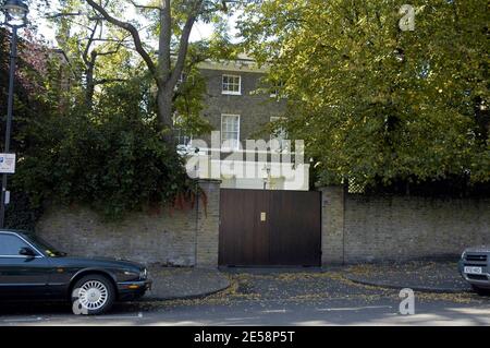 C'est la maison de Sir Paul McCartney, dans le nord de Londres, qu'il a partagée avec Heather Mills. Mills aurait vu une propriété de 33 millions de dollars juste deux portes en bas de la rue. Londres, Royaume-Uni. 10/5/07. [[carte]] Banque D'Images