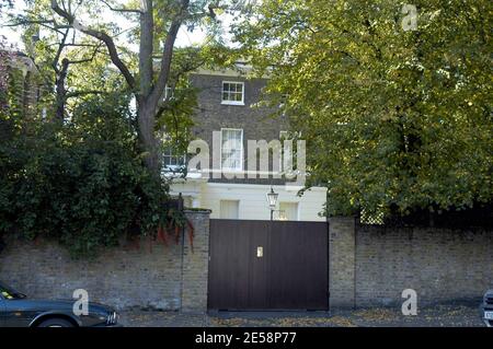 C'est la maison de Sir Paul McCartney, dans le nord de Londres, qu'il a partagée avec Heather Mills. Mills aurait vu une propriété de 33 millions de dollars juste deux portes en bas de la rue. Londres, Royaume-Uni. 10/5/07. [[carte]] Banque D'Images