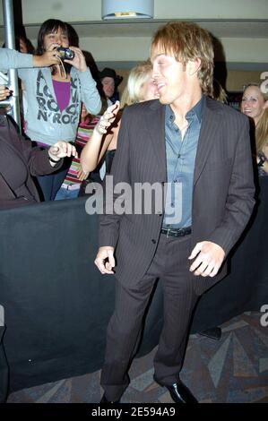 Larry Birkhead arrive à la discothèque LAX le réveillon du nouvel an pour la fête organisée par Paris et Nicky Hilton. Las Vegas, Nevada 12/31/07. [[cas]] Banque D'Images