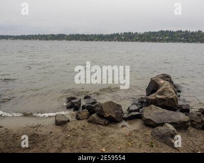 Le parc d'État de Saint Edward est un parc de 316 acres (128 ha) situé à Kenmore, dans l'État de Washington, et à Kirkland, dans l'État de Washington. Banque D'Images