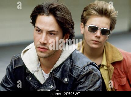 Keanu Reeves, River Phoenix, « My Own Private Idaho » (1991) New Line Cinema / référence du fichier 34082-328THA Banque D'Images