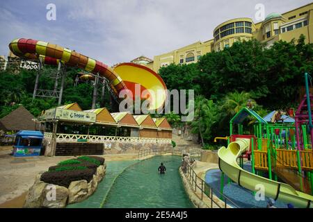 KUALA LUMPUR, MALAISIE - 11 juin 2018 : photo de paysage du Sunway Lagoon Resort, Kuala Lumpur, Malaisie Banque D'Images