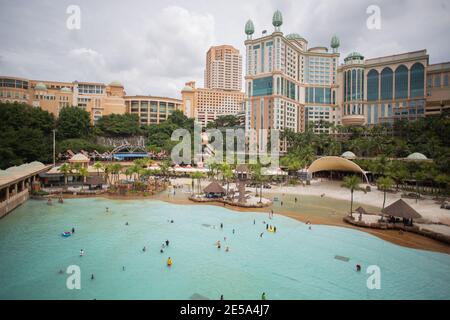 KUALA LUMPUR, MALAISIE - 11 juin 2018 : photo de paysage du Sunway Lagoon Resort, Kuala Lumpur, Malaisie Banque D'Images