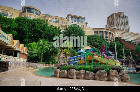 KUALA LUMPUR, MALAISIE - 11 juin 2018 : photo de paysage du Sunway Lagoon Resort, Kuala Lumpur, Malaisie Banque D'Images