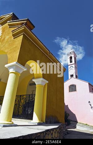 église d'Annonciation au centre de la ville, France, Corse, Corte Banque D'Images