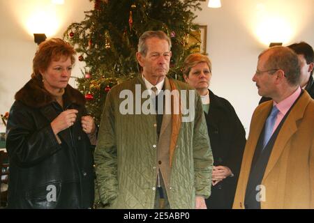 Le roi Michael I de Roumanie et la princesse Margareta dans in 2006 Banque D'Images