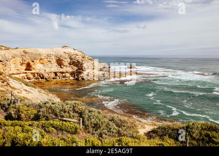 St Pauls Beach près de Sorrente, Australie Banque D'Images