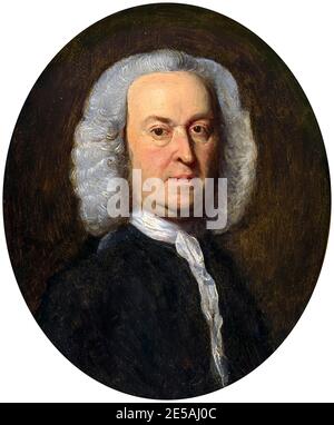 John Singleton Copley, Andrew Oliver (1706-1774), portrait, vers 1758 Banque D'Images