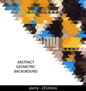 Illustration vectorielle abstraite. Arrière-plan de couleur géométrique. Style polygonal. eps 10 Illustration de Vecteur