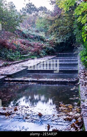 Les belles couleurs d'automne en Angleterre Banque D'Images