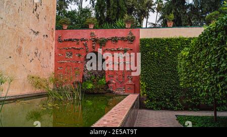 Les vastes jardins de l'Alcazar royal Banque D'Images