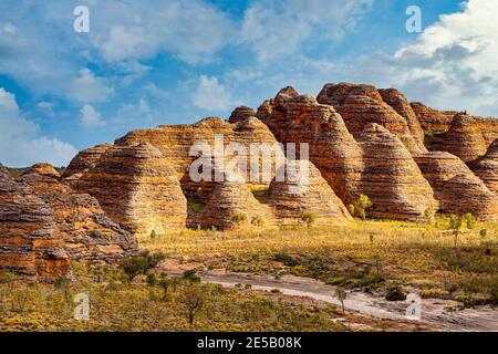 Bungle Bungles, parc national de Purnululu, région de Kimberley, Australie occidentale, Australie Banque D'Images