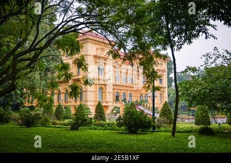 Palais présidentiel, Hanoi, Vietnam Banque D'Images