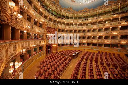 Auditorium du Gran Teatro la Fenice di Venezia, Venise, Vénétie, Italie Banque D'Images