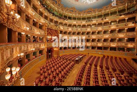 Auditorium du Gran Teatro la Fenice di Venezia, Venise, Vénétie, Italie Banque D'Images