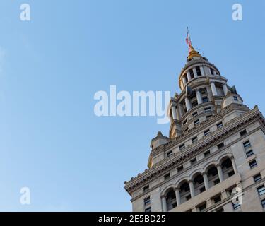 Cleveland, Ohio, États-Unis - 24 septembre 2019 : terminal Tower dans le centre-ville de Cleveland public Square. Banque D'Images