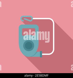 Icône pour chien de garde, style plat Illustration de Vecteur