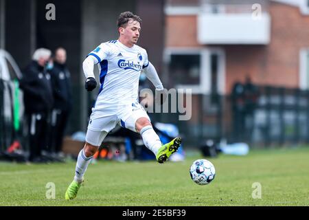 Frederiksberg, Danemark. 27 janvier 2021. Karlo Bartolec (17) du FC Copenhague vu lors du match d'essai entre le FC Copenhague et le GF d'Aarhus au centre de formation du FC Copenhague à Frederiksberg. (Crédit photo : Gonzales photo/Alamy Live News Banque D'Images