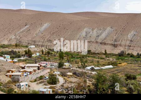 Vue panoramique d'Iquique, Chili Banque D'Images