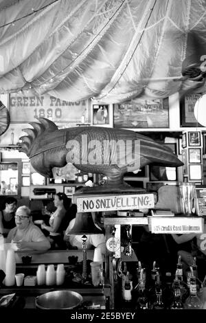 Green Parrot Bar à Key West, Floride, États-Unis. Le point le plus méridional dans la zone continentale des États-Unis. Destination de vacances sur l'île pour un tourisme détendu. Banque D'Images