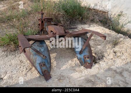 vieille charrue Banque D'Images