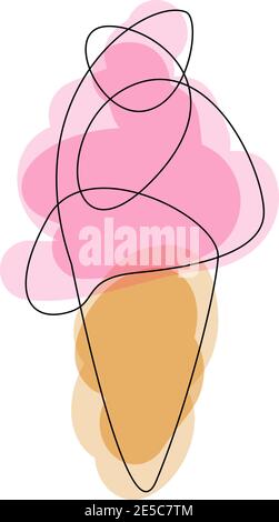 glace glace glace glace glace glace glace glace glace glace glace une ligne colorée Illustration de Vecteur