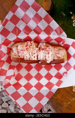 Homard au marché aux poissons Eaton Street à Key West, Floride, États-Unis. Le point le plus méridional dans la zone continentale des États-Unis. Destination de vacances sur l'île Banque D'Images