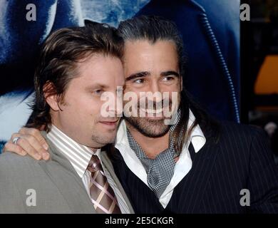 Cameron Douglas et Colin Farrell arrivent pour la première de « Pride and Glory » au cinéma AMC Loews Lincoln Square 13 à New York City, NY, États-Unis, le 15 octobre 2008. Photo de Donna Ward/ABACAPRESS.COM Banque D'Images